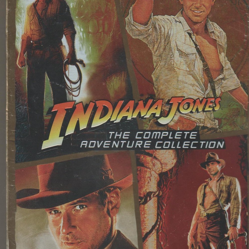 Indiana Jones: The Complete Brand New 4 DVD Movie Collection Box Set